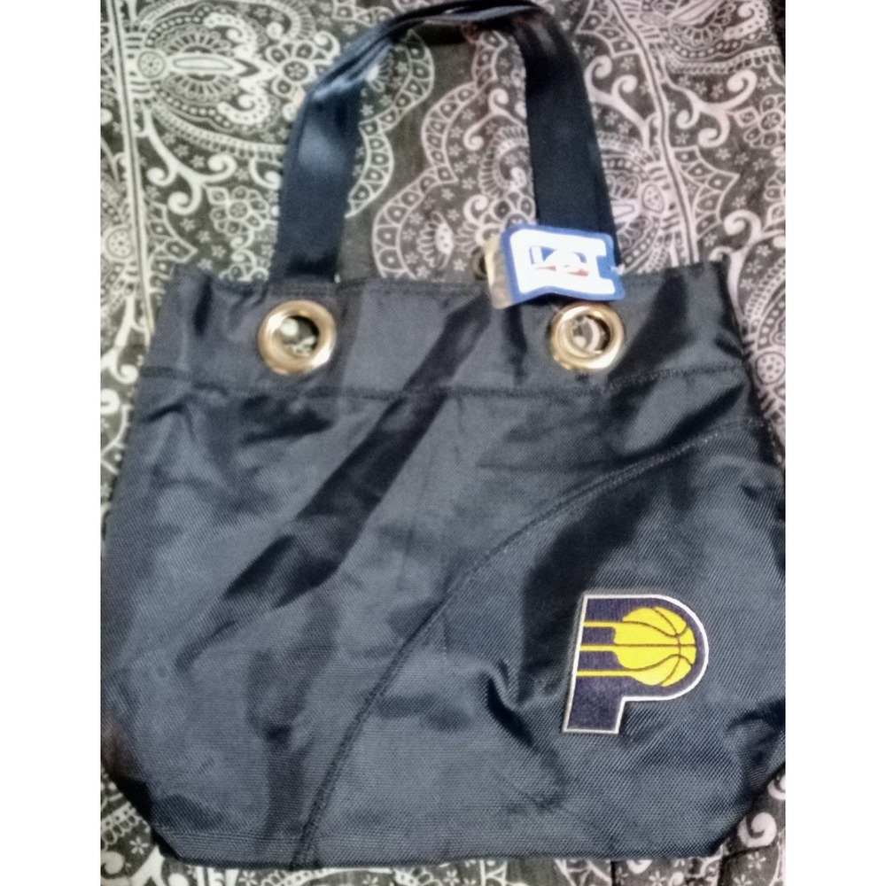 NEW Little Earth NBA Indiana Pacers Tote Style Handbag, Recycled Materials